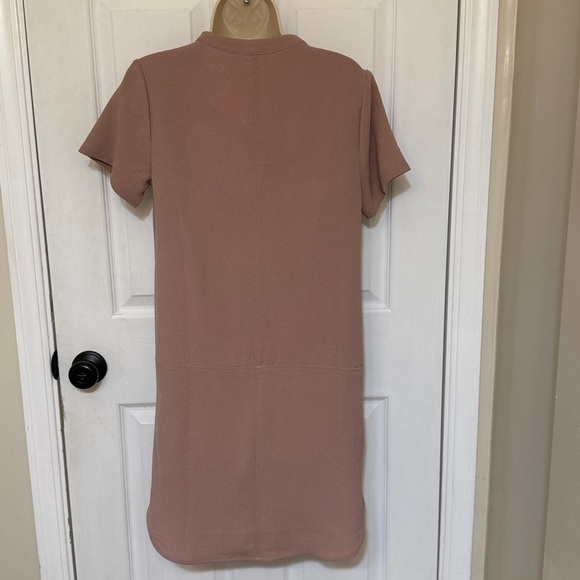 Lush Pink Dusk V-Neck Tunic Dress Short Sleeve NWT Size S - Picture 4 of 4
